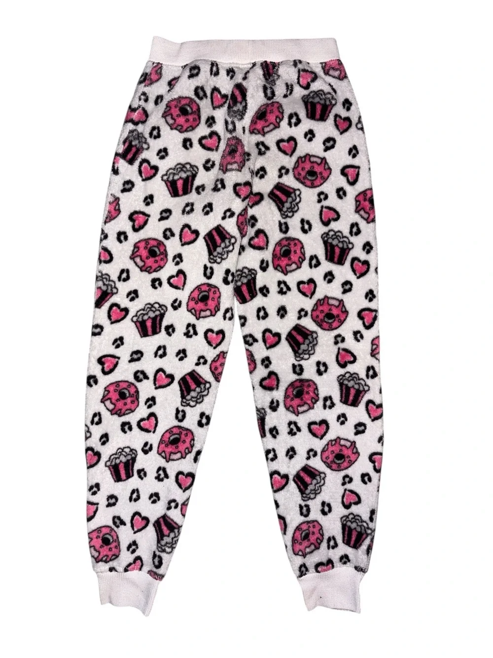⭐️5FOR$25⭐️ Girls Pink Donut & Cupcake Fleece Pajama Pants